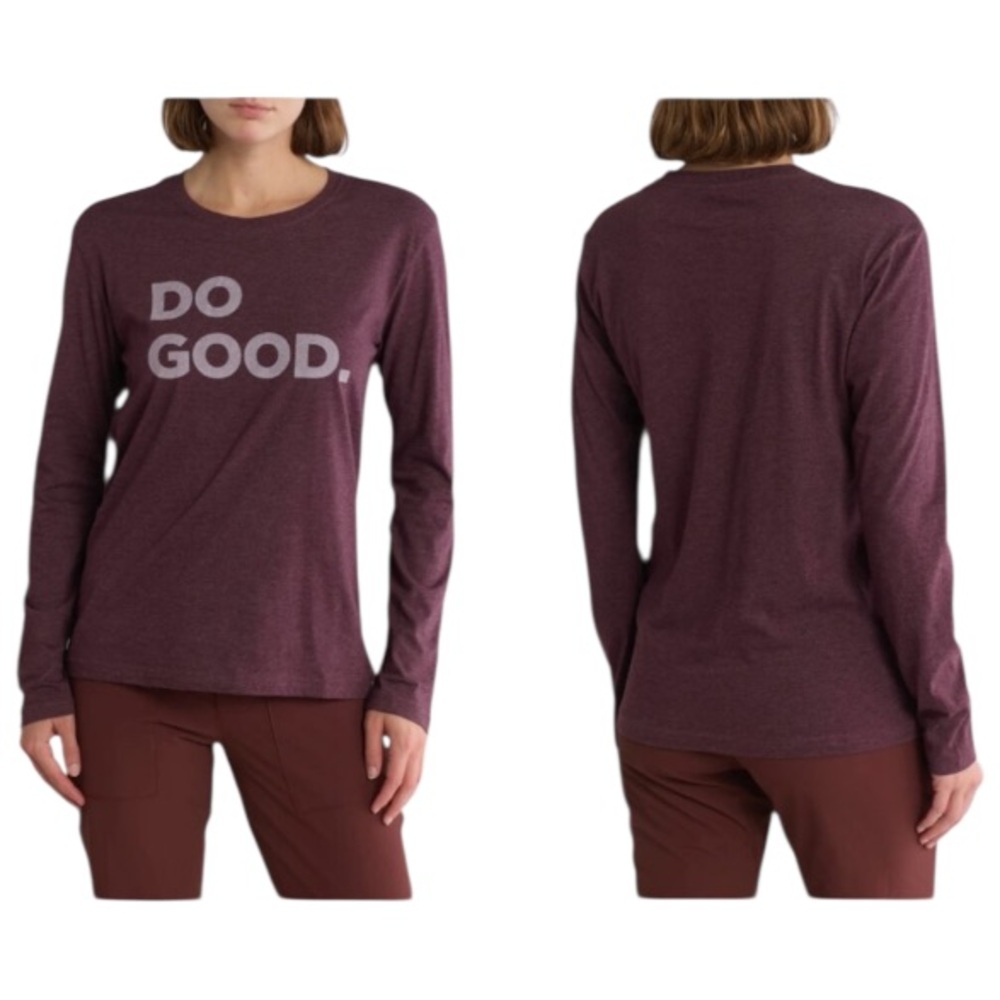 NWT Cotopaxi Do Good Organic Long Sleeve Purple T-Shirt Size XS - Picture 1 of 9